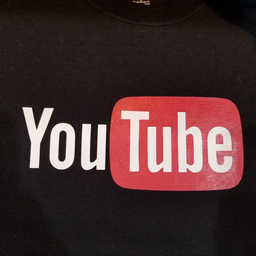 YouTube black shirt